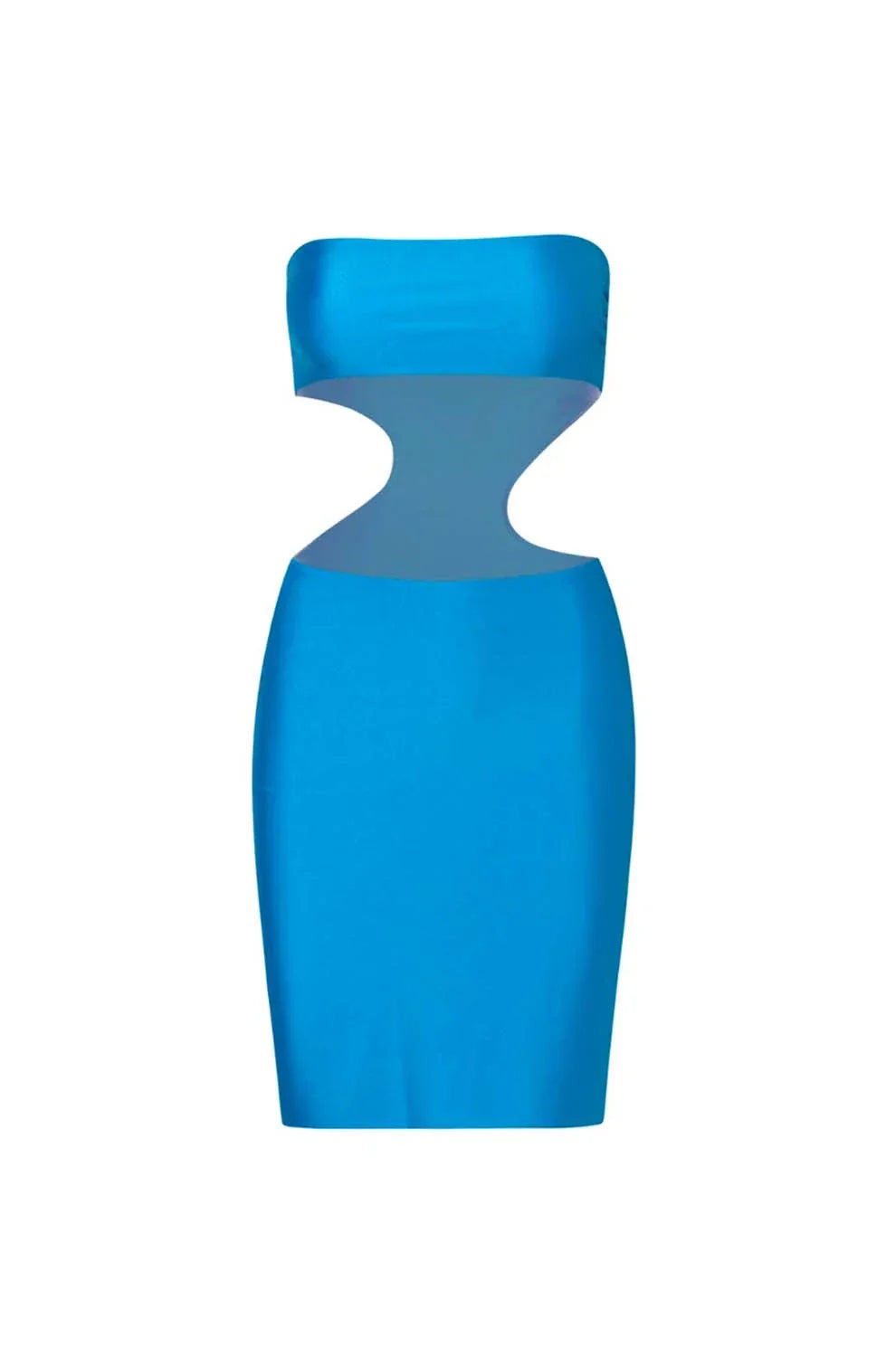 Mambo Asymmetric Mini Dress | Azulado