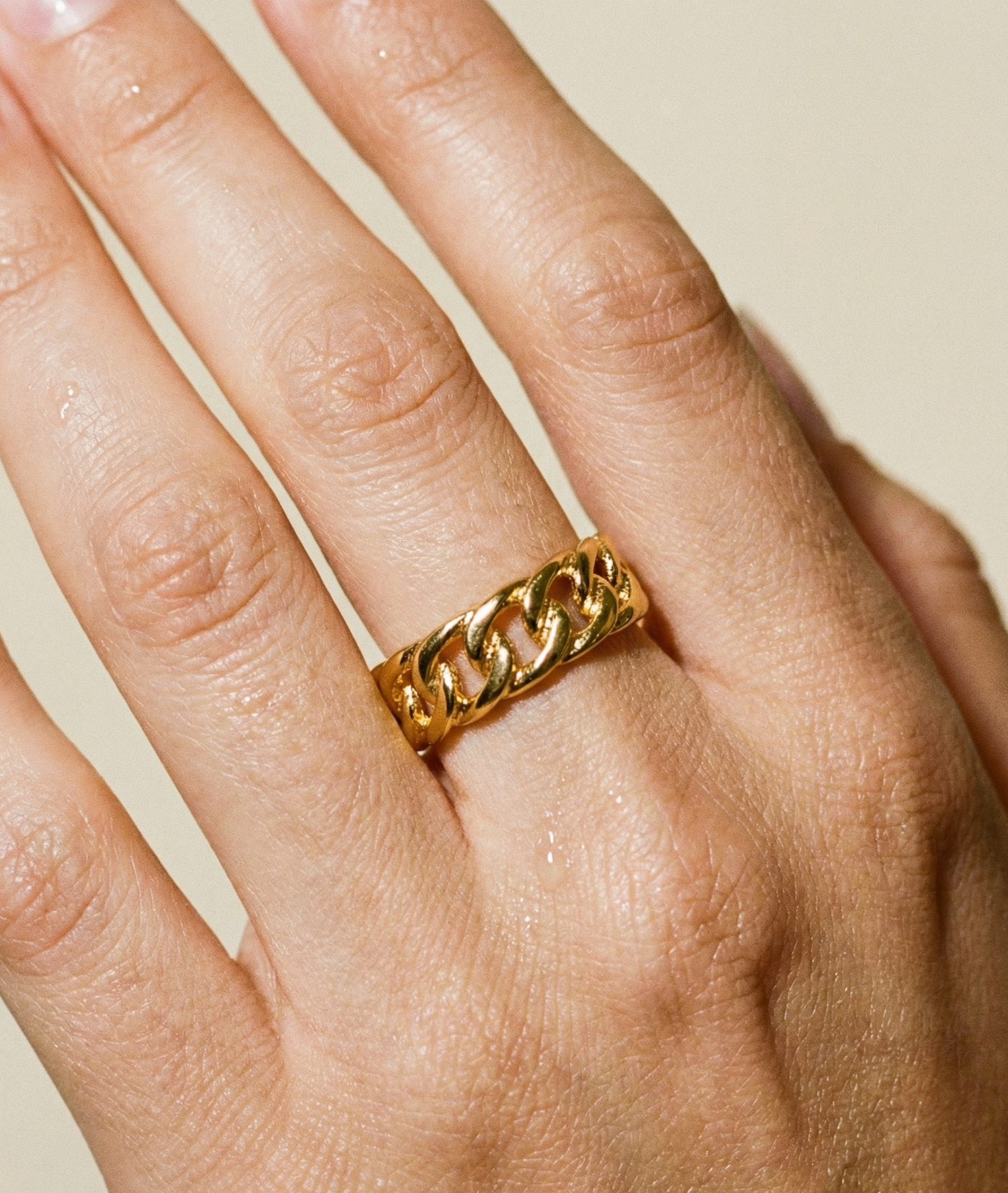 The Cuban Link Ring | Gold Vermeil