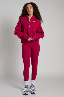 Lululemon | Scuba Oversized Half-Zip Hoodie | Berry Rumble