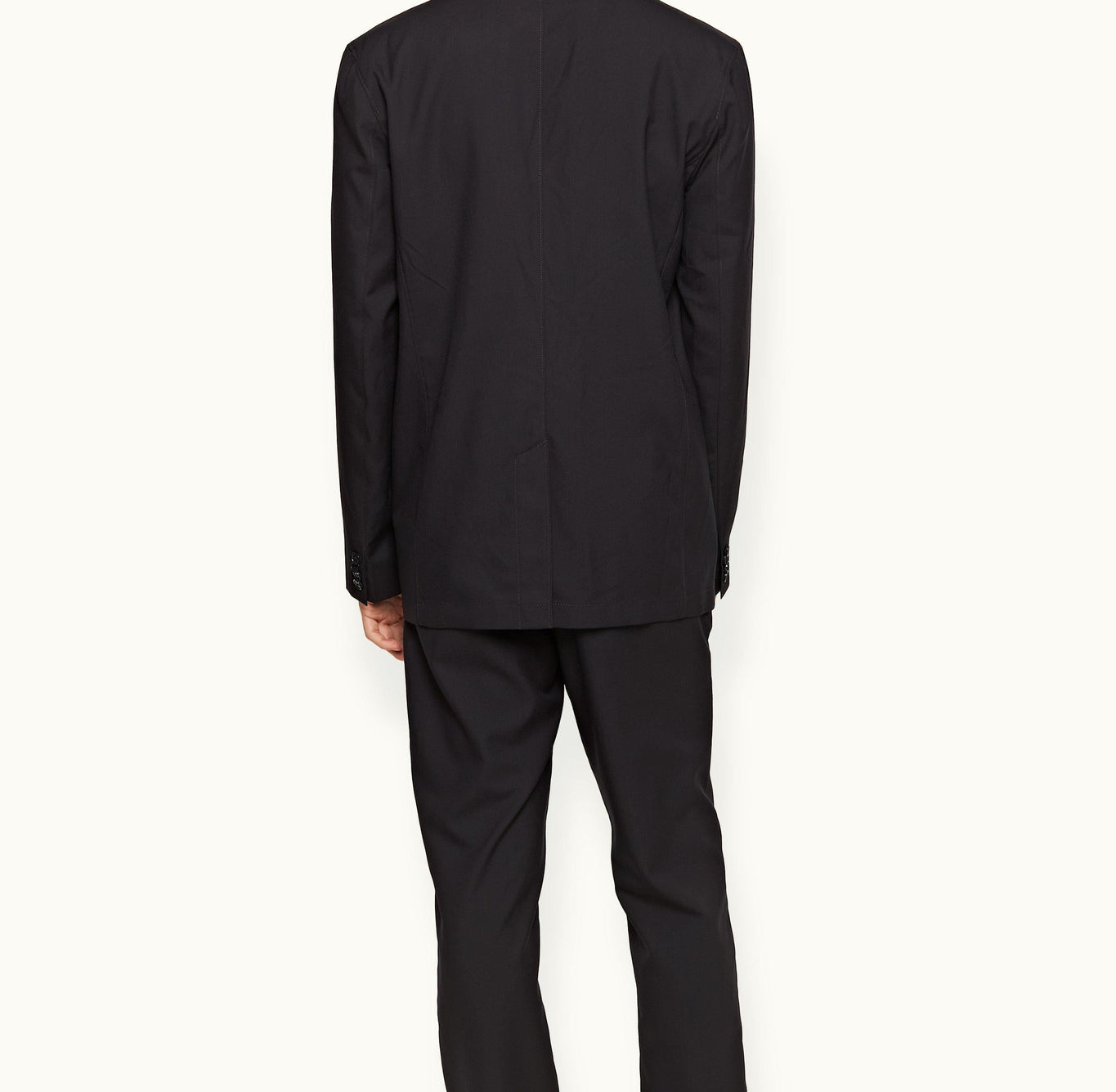 Sepher Merino Tailored Fit Two-Button Merino Blazer | Night Iris