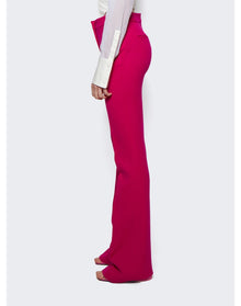 Sergio Hudson | Women | Classic Flare Pants | Peony Pink