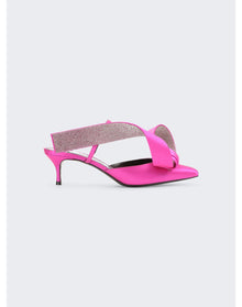 Sergio Rossi x Area Crystal | Women | Mule Pump | Dragon Fruit