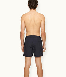 Setter Shorter-Length Concealed Ob Tape Swim Shorts | Night Iris