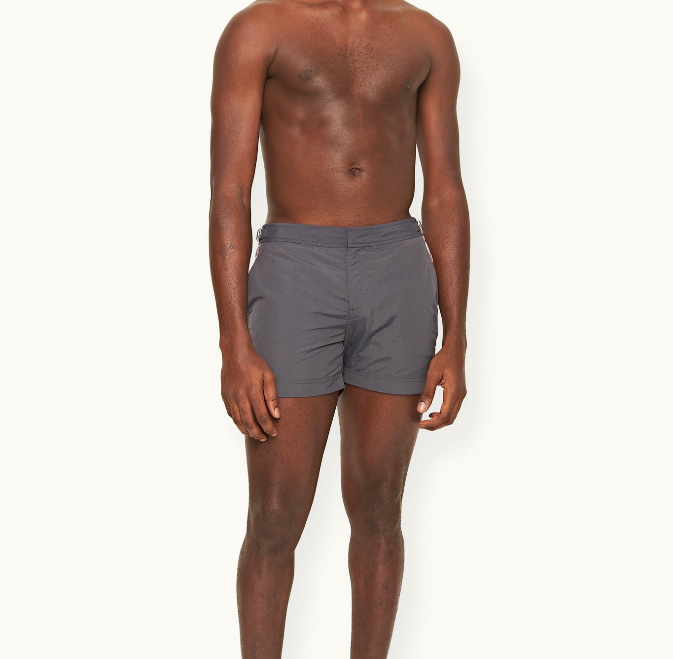 Setter Shorter-Length Concealed Ob Tape Swim Shorts | Piranha Grey
