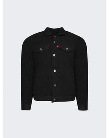 Seventh Heaven | Men | Sherpa Trucker Jacket | Black