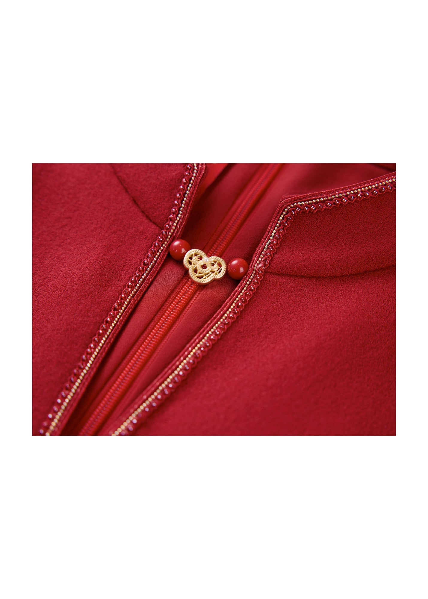 Sheep Wool Dress | Red