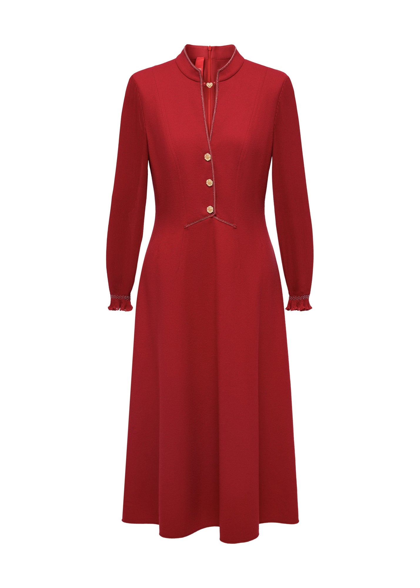 Sheep Wool Dress | Red