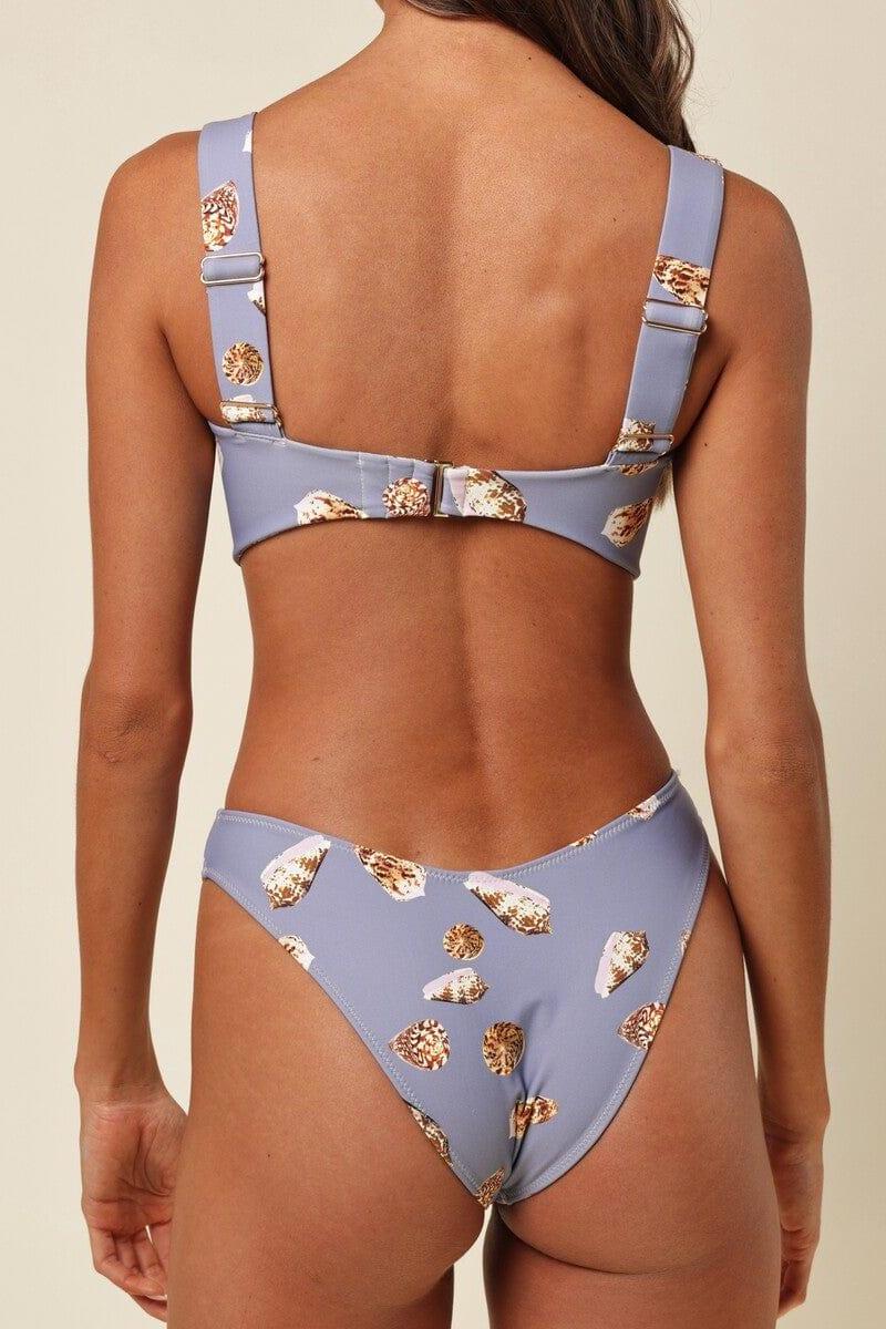 Lulu Zig Zag Stitch Bikini Bottom | Shell