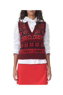Shiny Corduroy Mini Skirt | High Risk Red