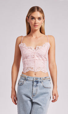 Simone Lace Top | Ballet Slipper