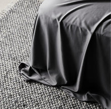 Signature Bamboo Flat Sheet, Queen | Slate Grey