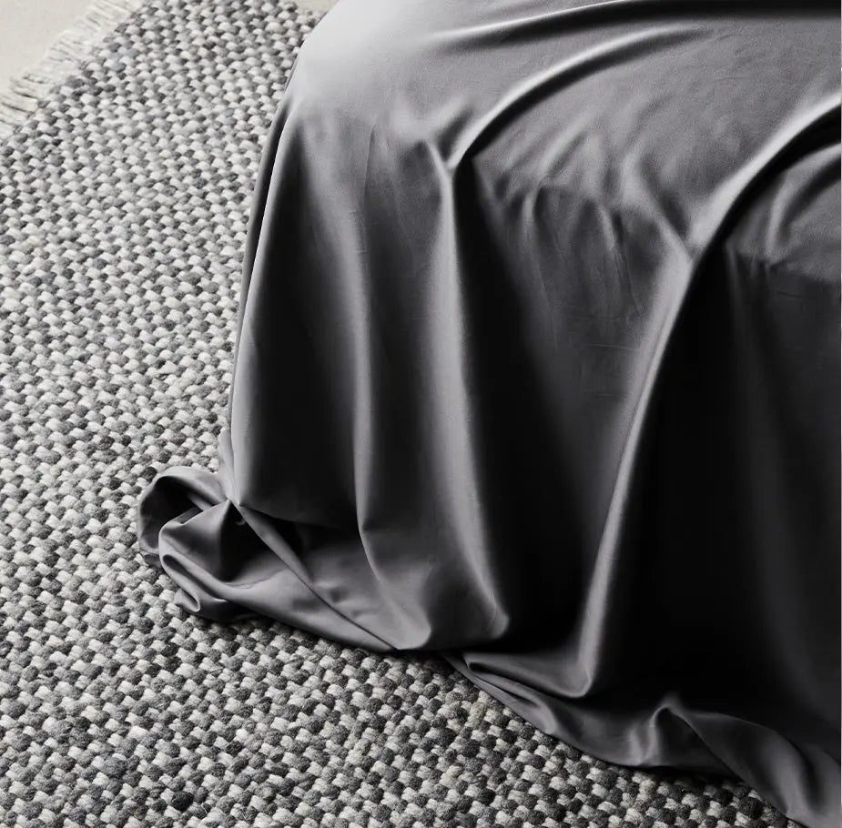Signature Bamboo Flat Sheet, Queen | Slate Grey