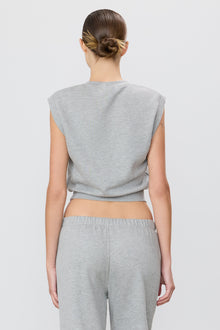 SLEEVELESS CREWNECK TOP - ETERNE