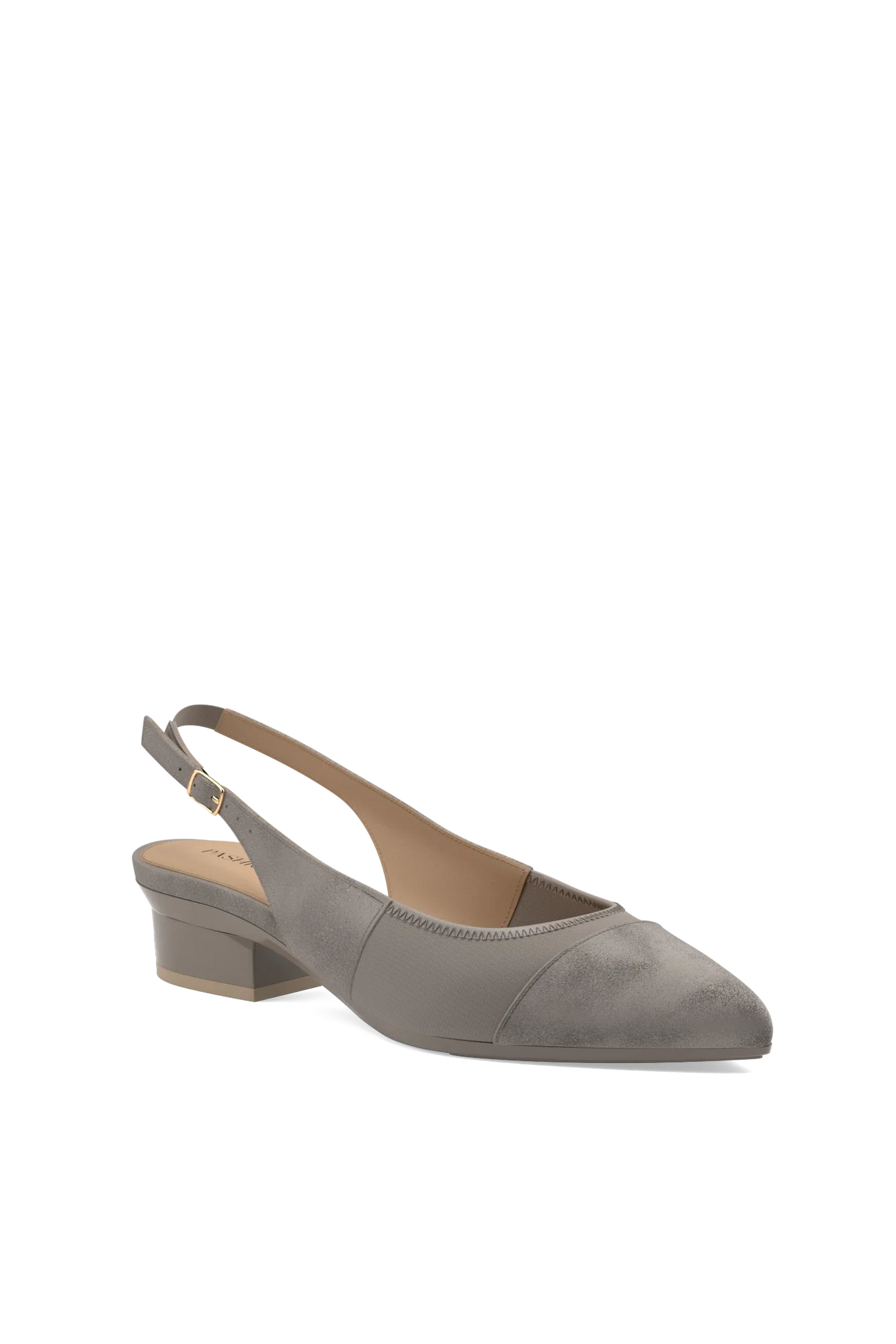 The Panel Slingback | Storm Suede