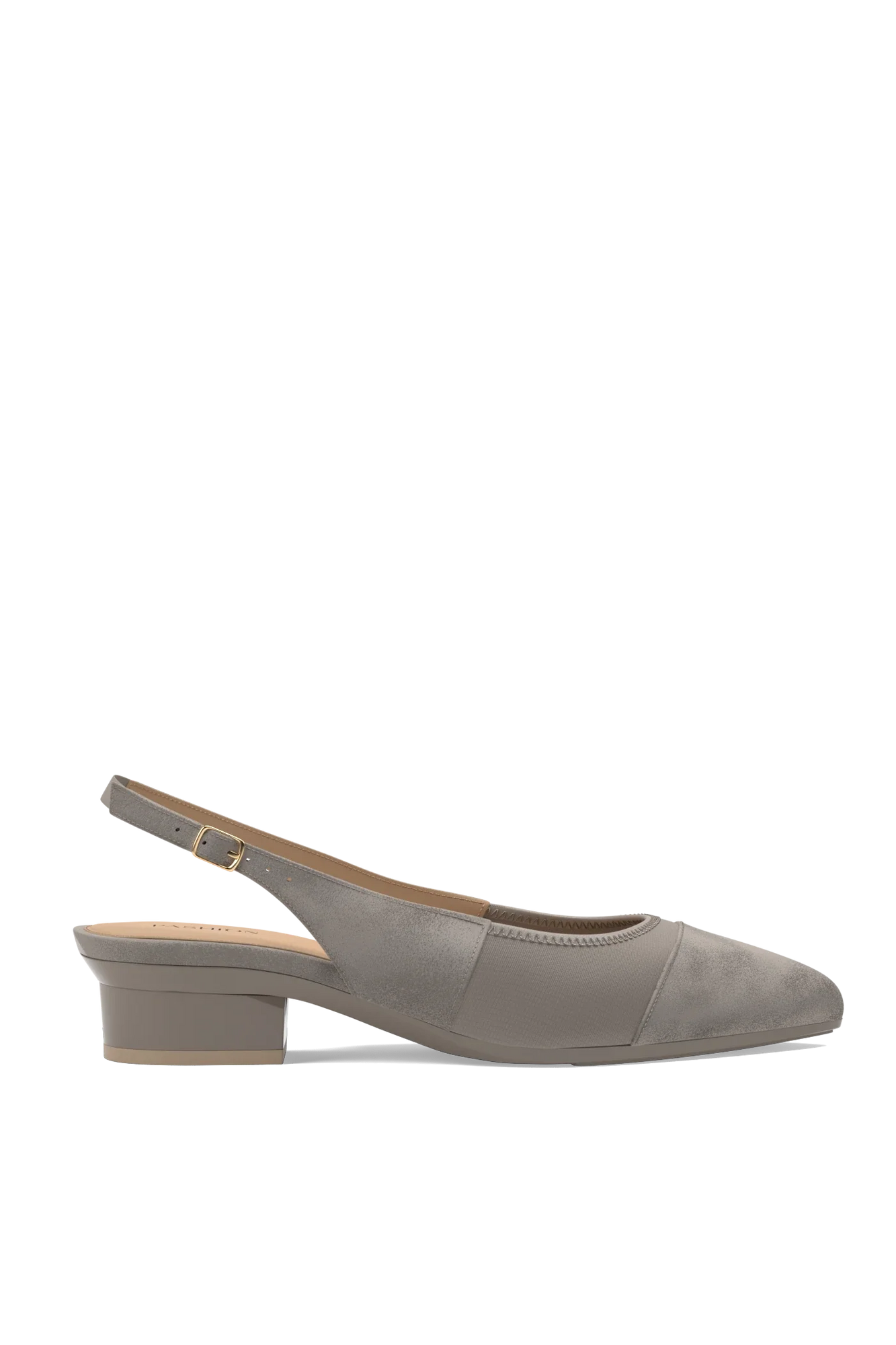 The Panel Slingback | Storm Suede