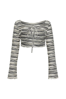 Nia Long Sleeve Top | Slub Knit