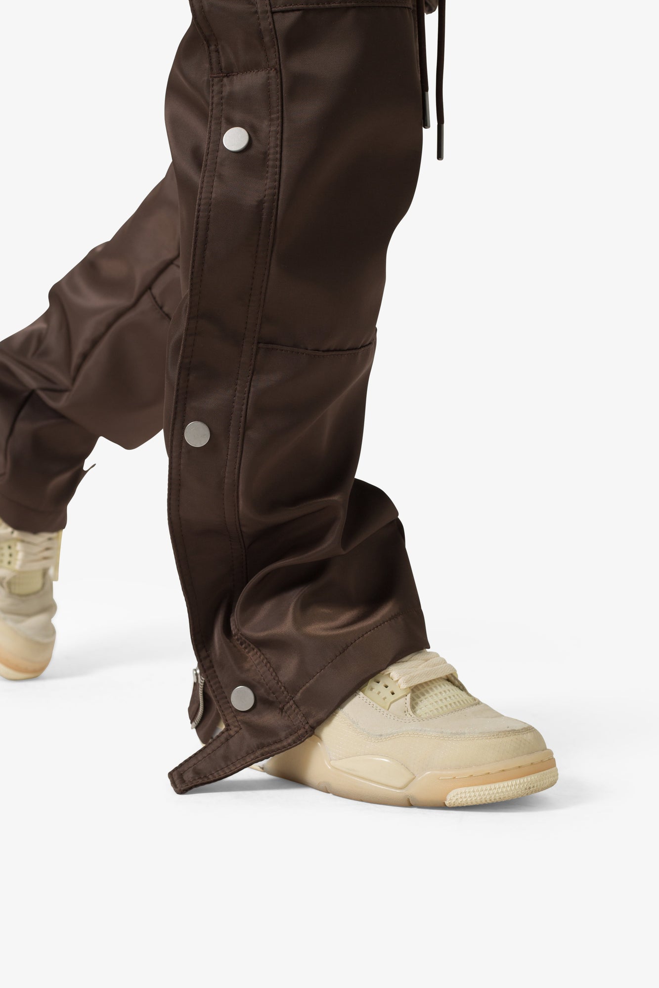 Snap Front Cargo Pants | Brown