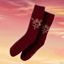 La Danza Delle Ore Sock | Burgundy