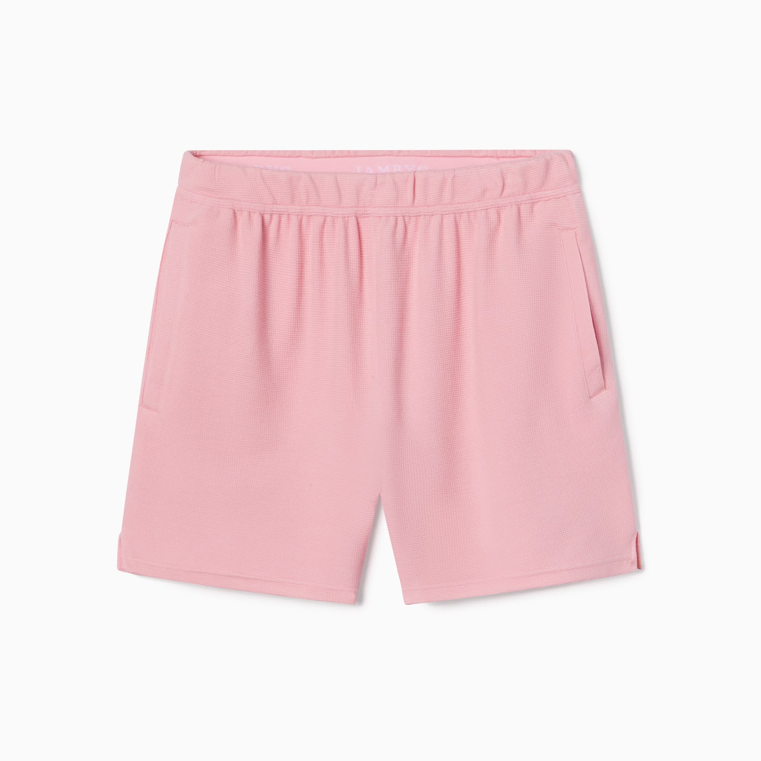 Waffle-Knit Lounge Shorts | Flamingo