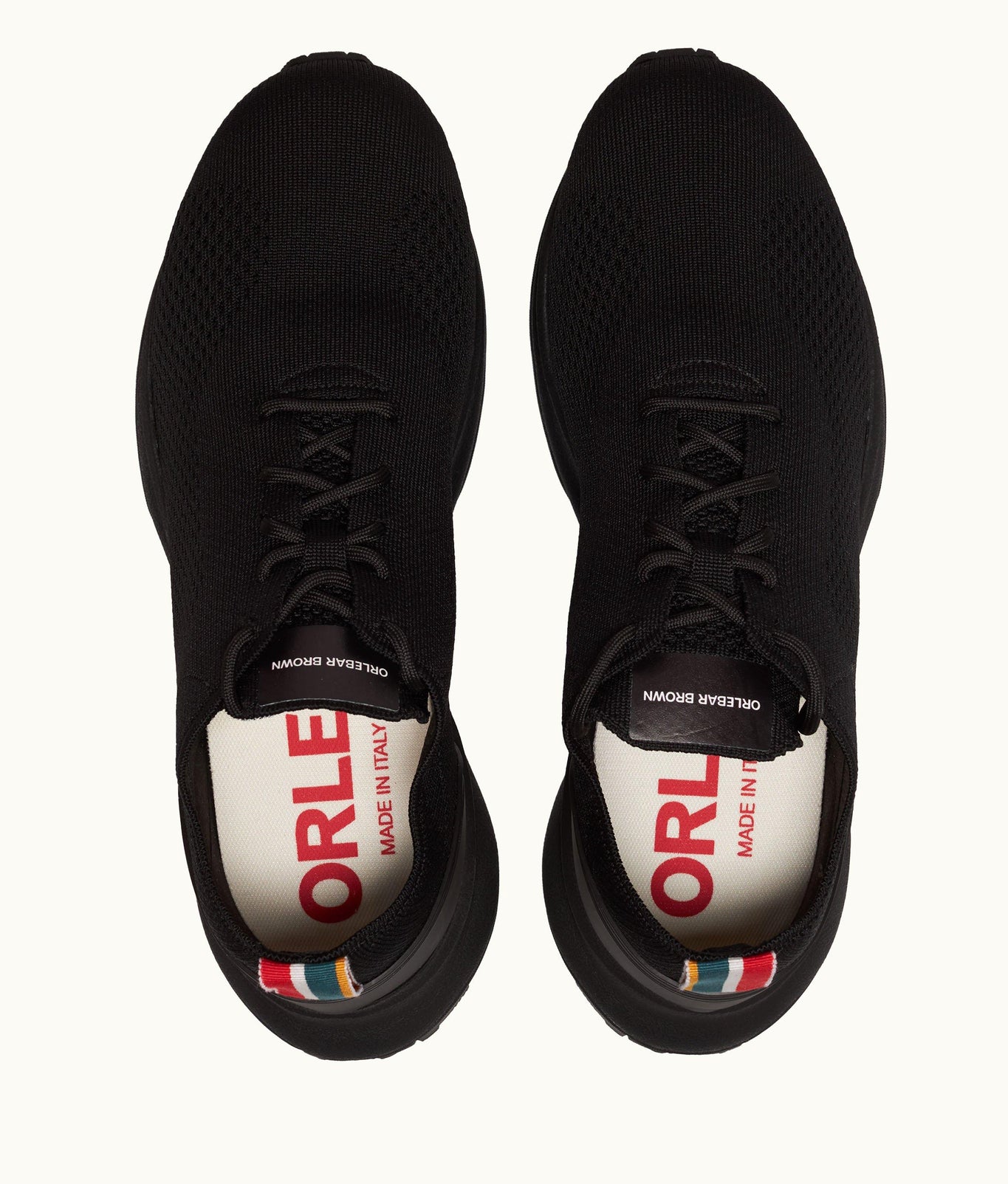 Somerled Ergonomic Knitted Trainers | Black