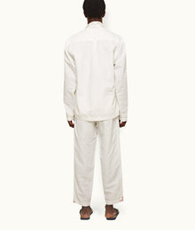Sonoran Tailored Fit Single Pleat Stretch-Cotton Trousers | Sea Mist