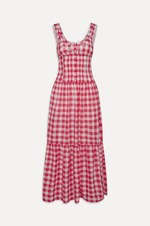 BELLA HADID Southern Belle Midi Dress Malibu Picnic