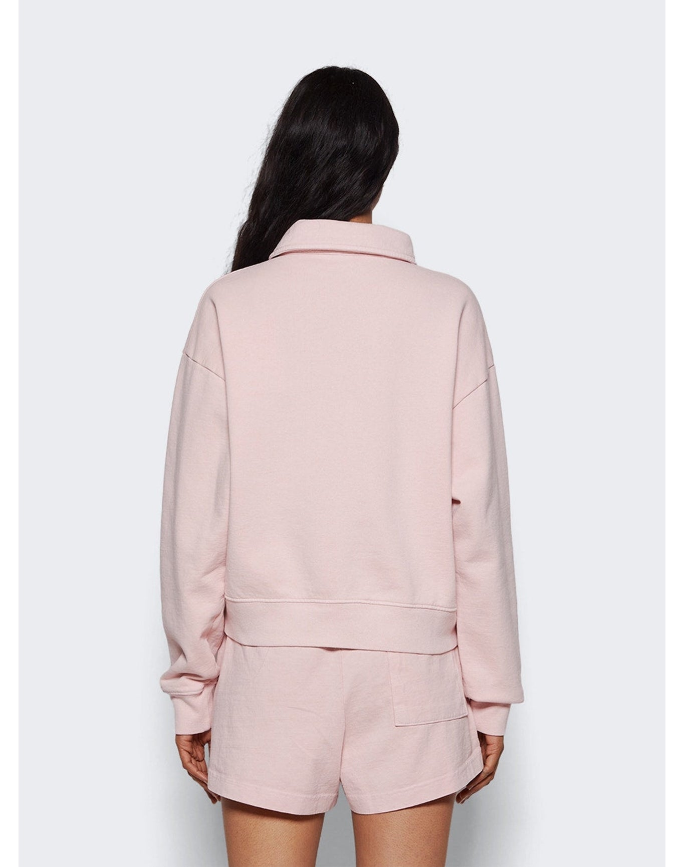 Sporty & Rich | Women | Prince Health Polo | Baby Pink x White