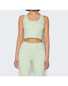 Sporty & Rich | Women | Runner Script Sports Tank | Sage