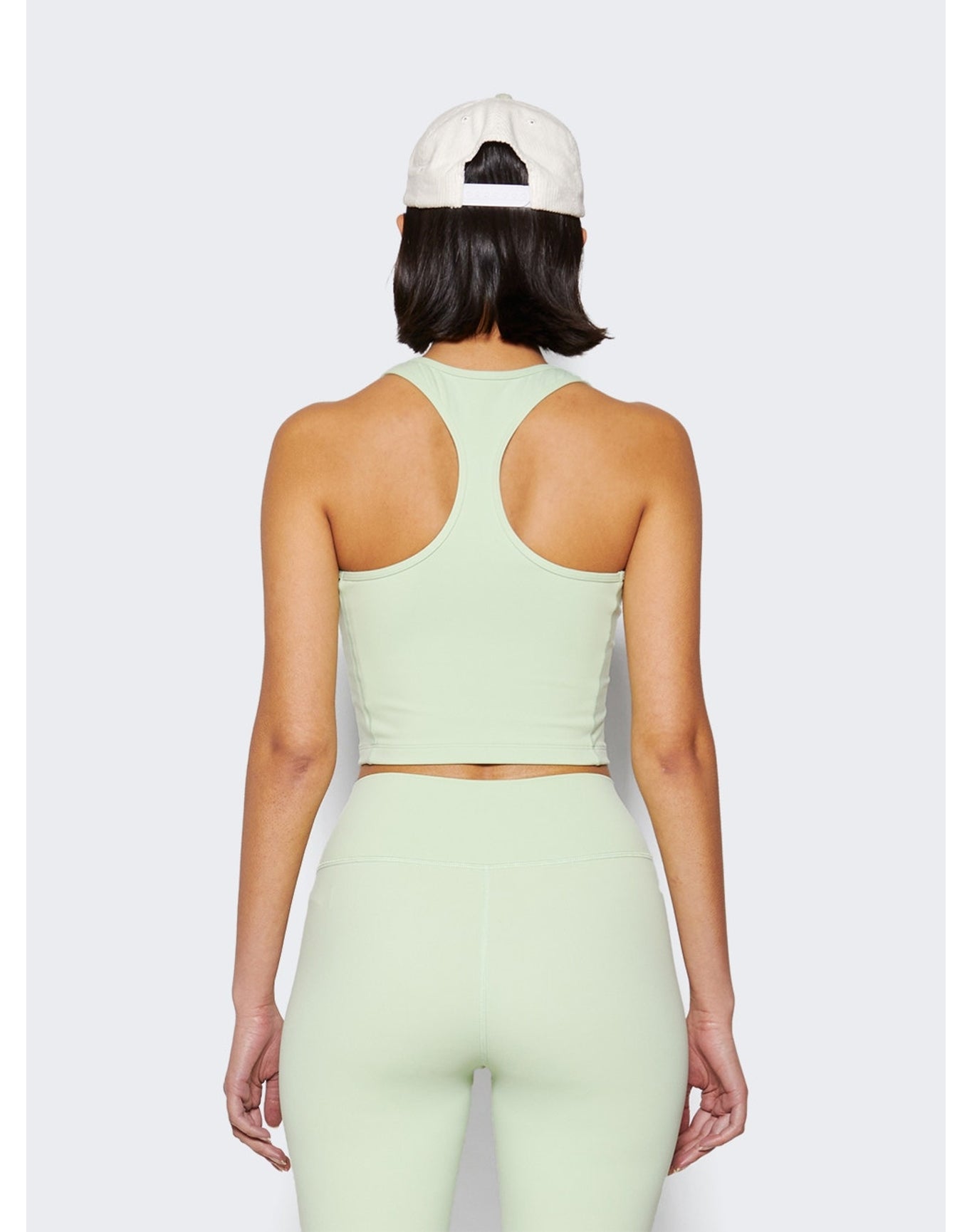 Sporty & Rich | Women | Runner Script Sports Tank | Sage