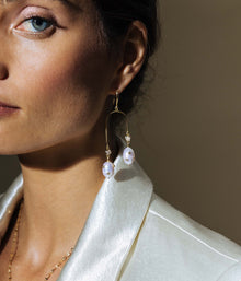 Geneva Pearl Statement Earrings - Loren Hope