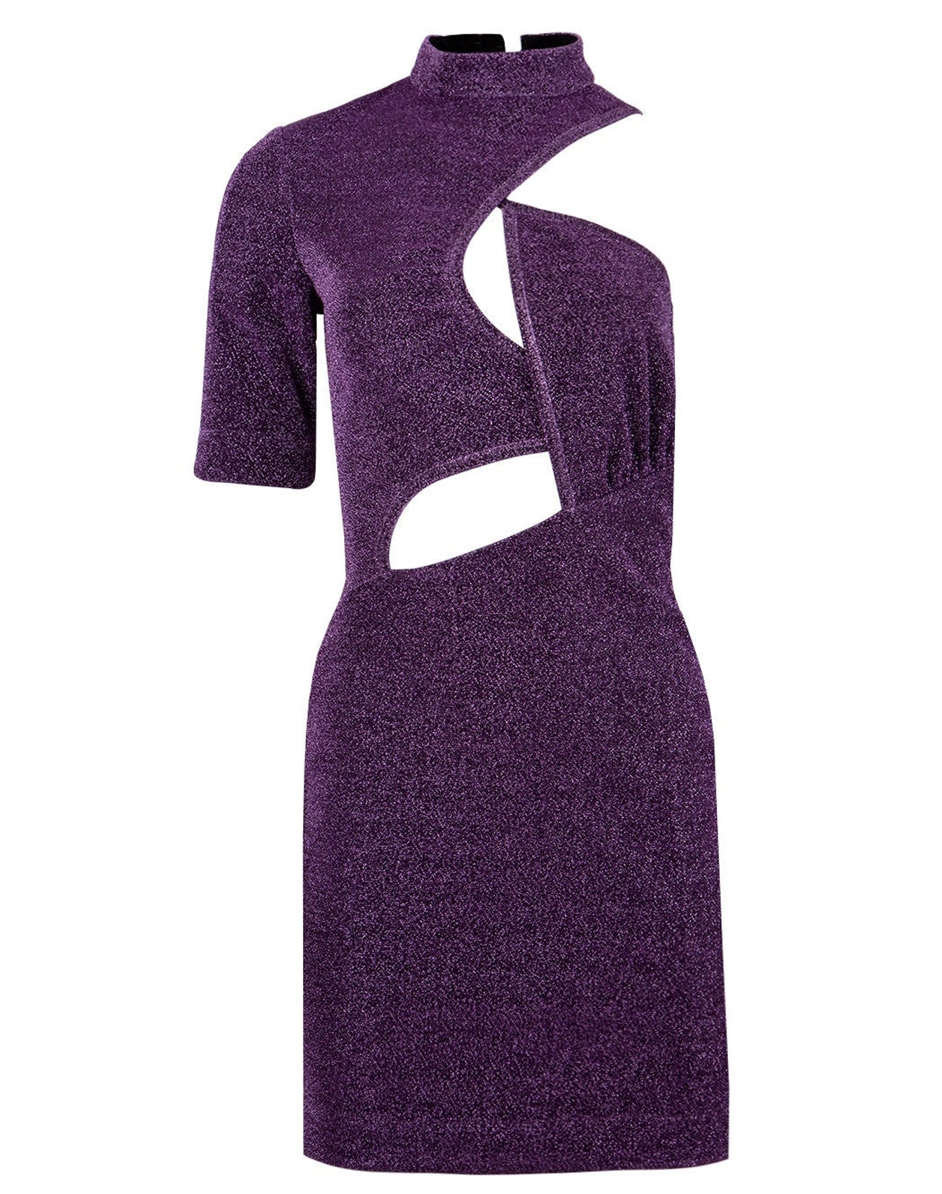 Stella McCartney | Women | Malissa Cut-out Mini Dress | Grape