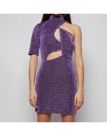 Stella McCartney | Women | Malissa Cut-out Mini Dress | Grape