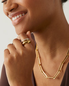 Stevie Chain Necklace | 14K Gold-Dipped Brass