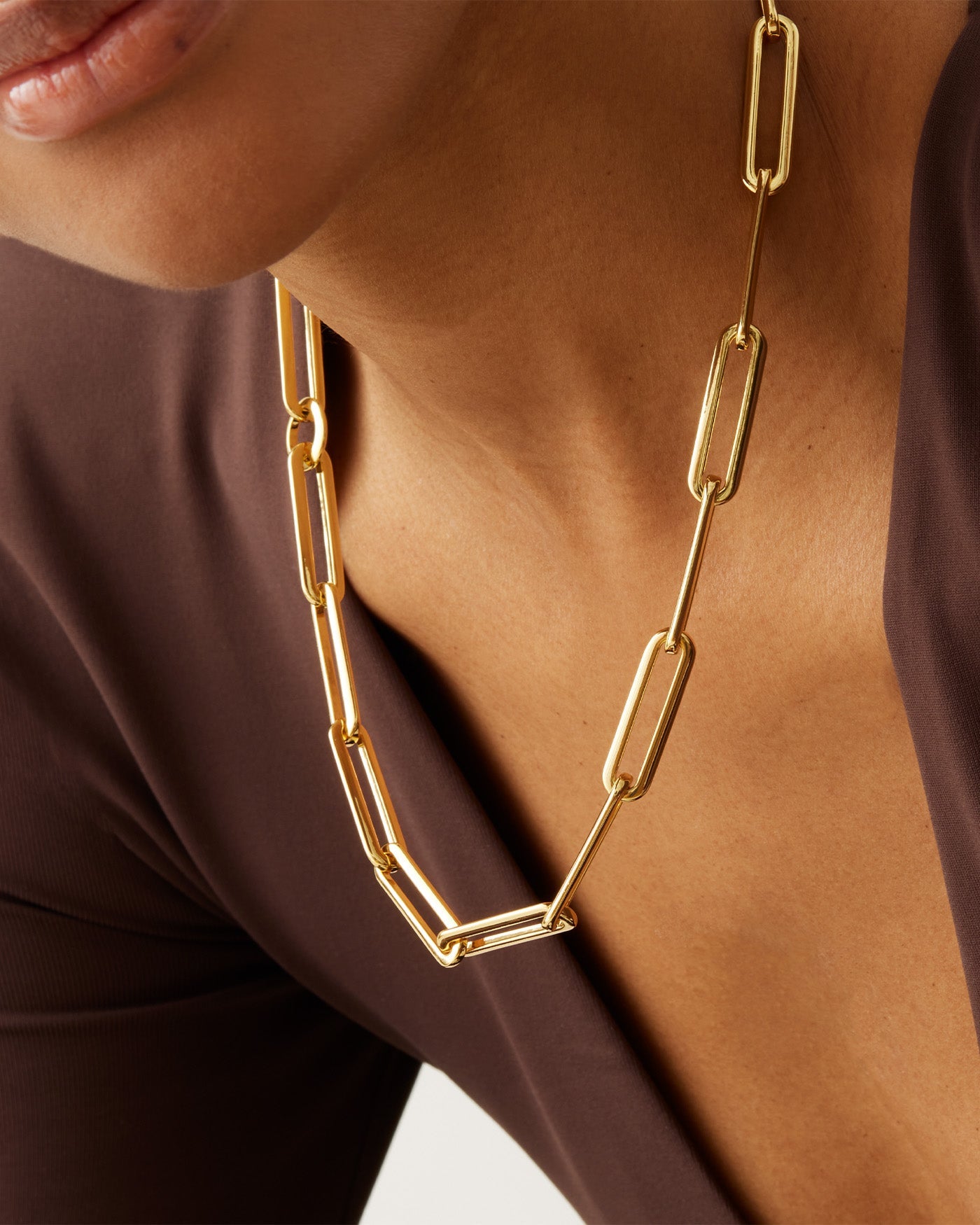 Stevie Chain Necklace | 14K Gold-Dipped Brass