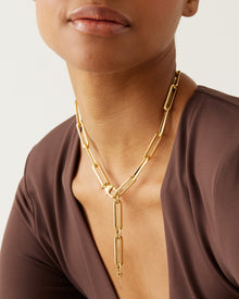 Stevie Chain Necklace | 14K Gold-Dipped Brass