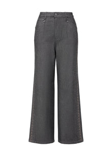Straight Leg Pants | Grey