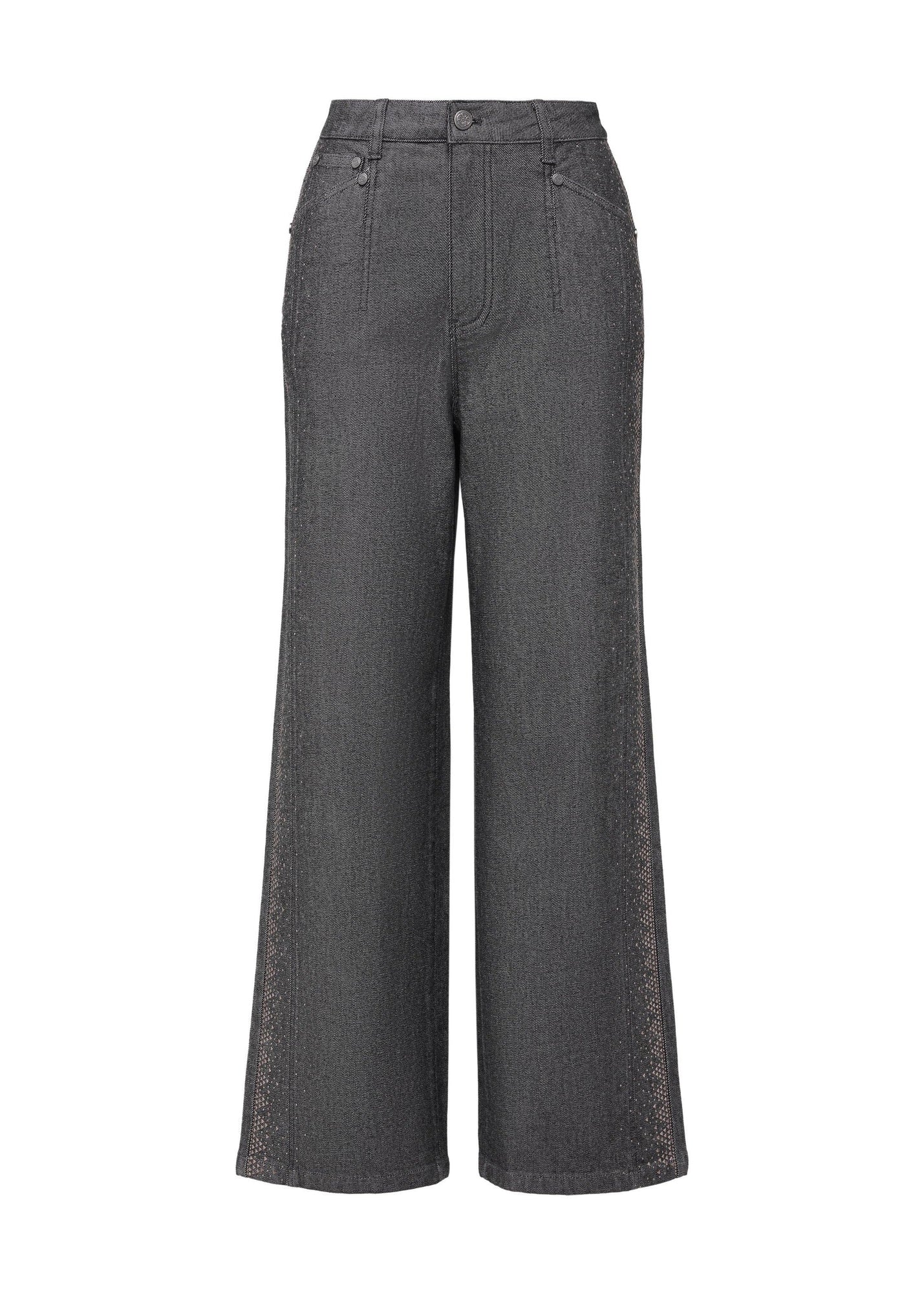 Straight Leg Pants | Grey