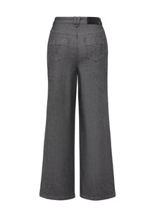 Straight Leg Pants | Grey
