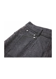 Straight Leg Pants | Grey