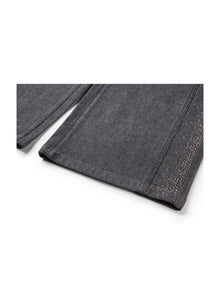 Straight Leg Pants | Grey