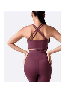 Strappy Front Top | Burgundy
