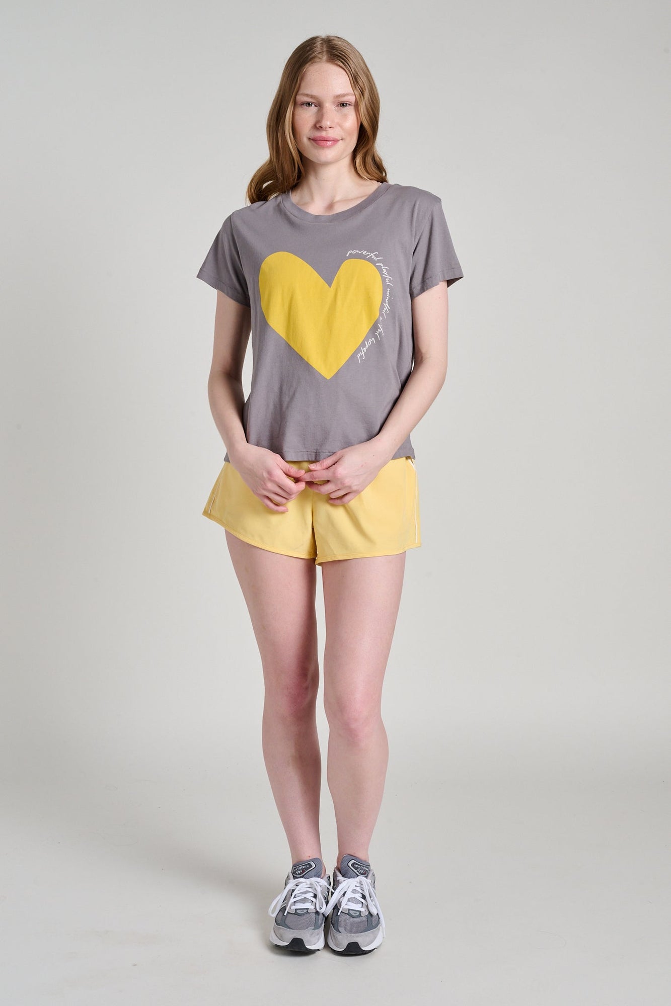 Kerri Rosenthal | Suke Manifesto Heart Tee | Charcoal