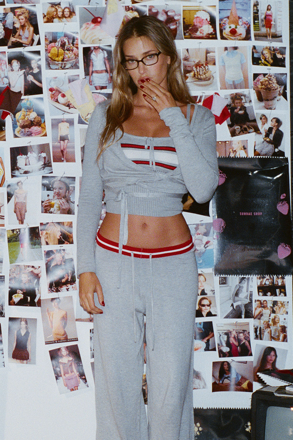 Barrymore Knit Pants - Mochi Stripe