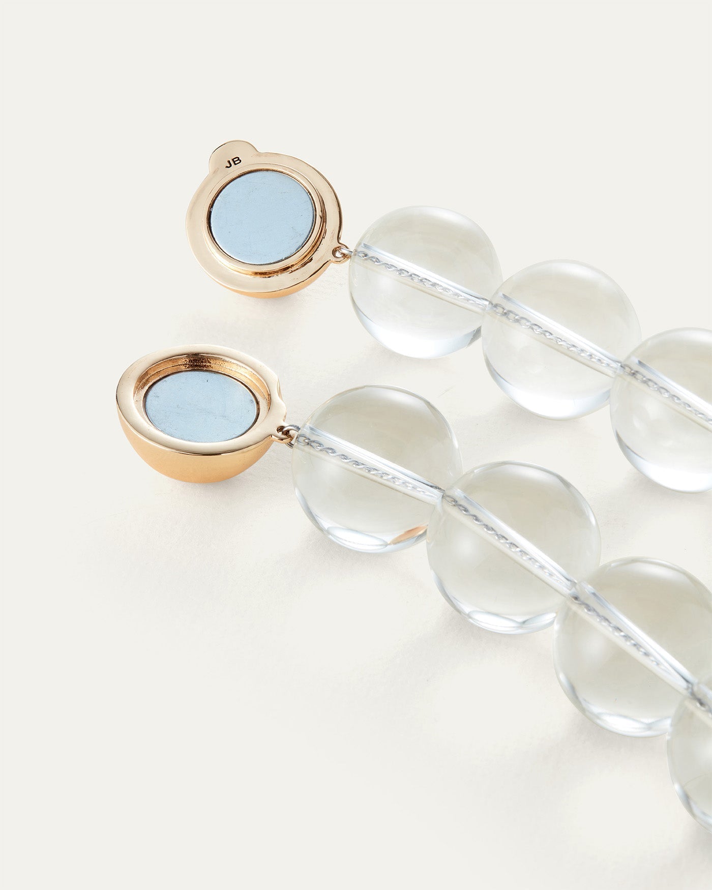 Glass Beads | Supernova Necklace | Gold Tone Dipped Brass