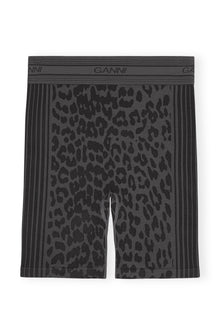 Seamless Jacquard Shorts | Black