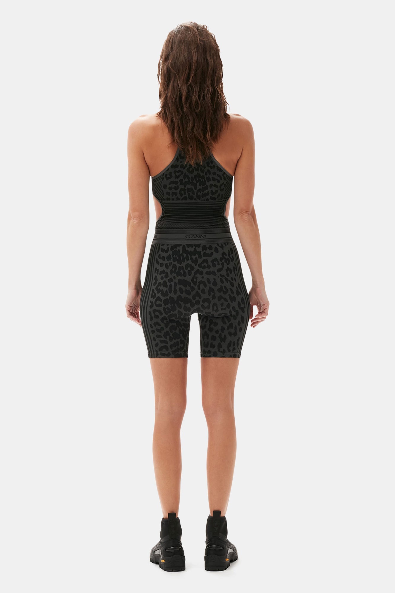 Seamless Jacquard Shorts | Black