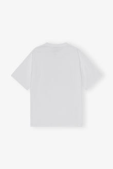 Heavy Cotton Drop Shoulder Heart T-shirt | Bright White