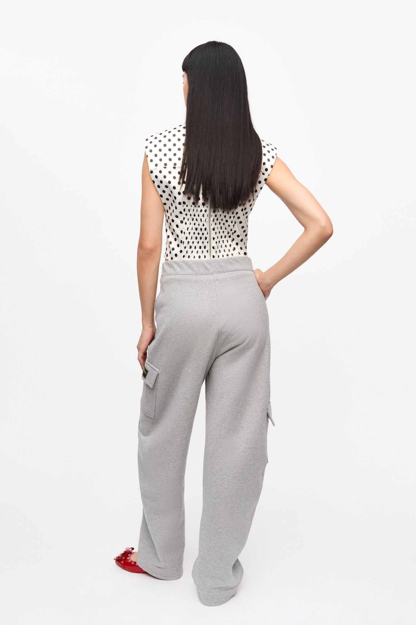 Heavy Terry Curved Pants | Paloma Melange