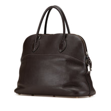 Hermes | Pre-Owned Clemence Bolide 35 | Brown/Dark Brown