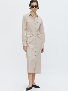 Tangiers Long Shirt Dress | Safari